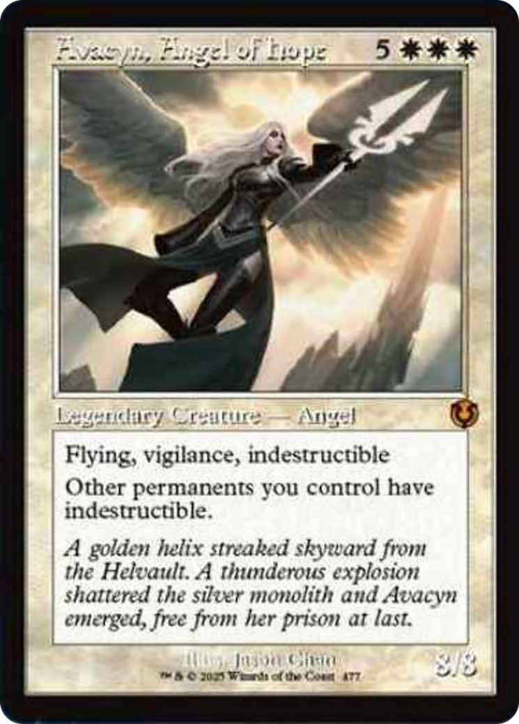 Avacyn, Angel of Hope (Retro Frame) [Innistrad Remastered] | Game Grid - Logan