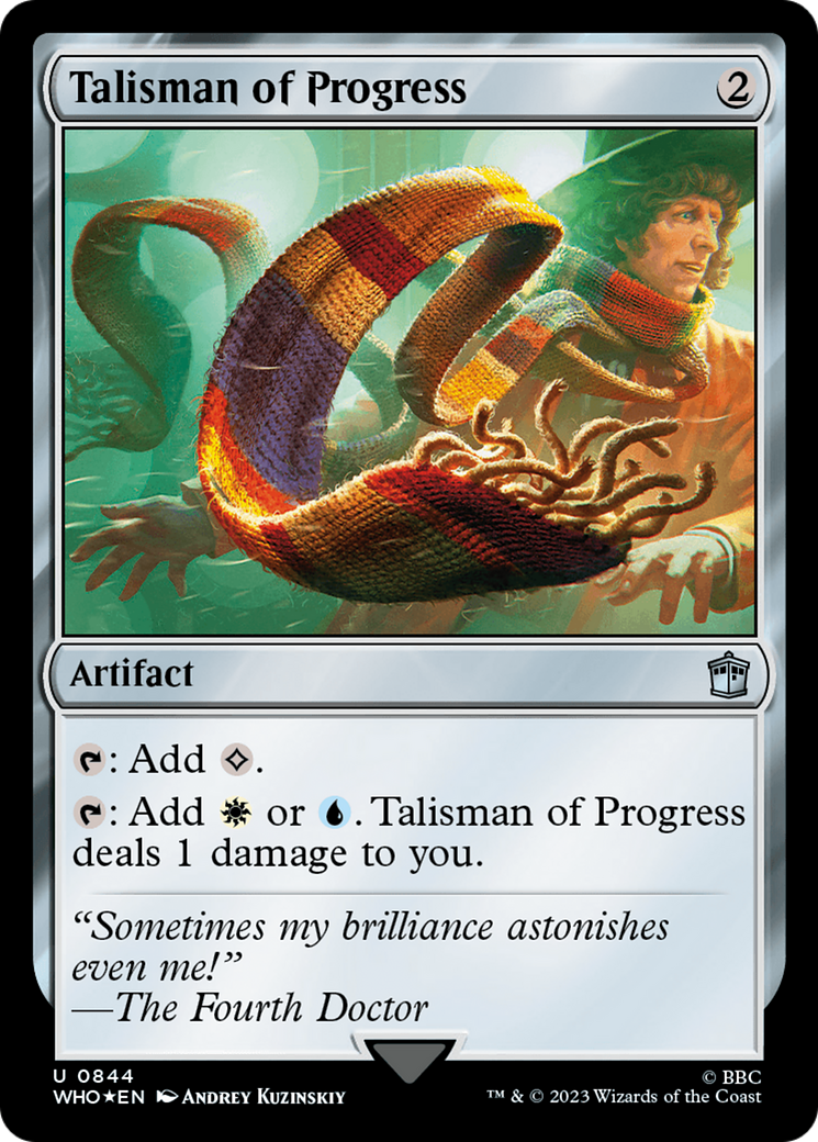 Talisman of Progress (Surge Foil) [Doctor Who] | Game Grid - Logan