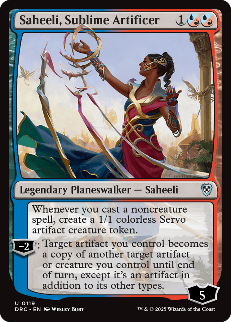 Saheeli, Sublime Artificer [Aetherdrift Commander] | Game Grid - Logan