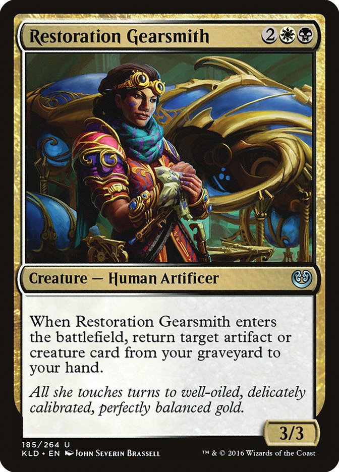Restoration Gearsmith [Kaladesh] | Game Grid - Logan