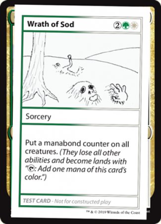 Wrath of Sod (2021 Edition) [Mystery Booster Playtest Cards] | Game Grid - Logan