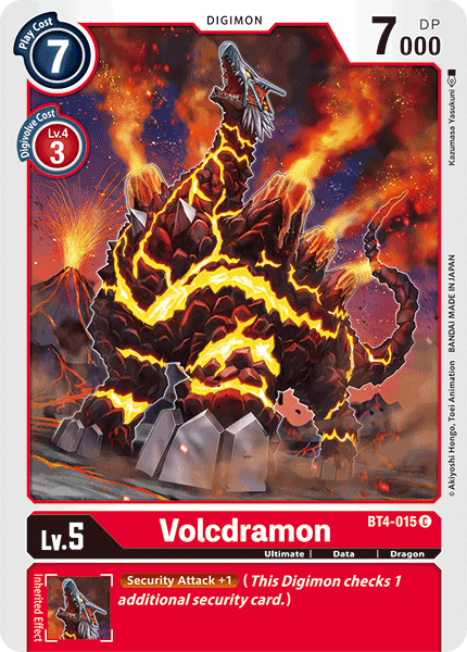 Volcdramon [BT4-015] [Great Legend] | Game Grid - Logan