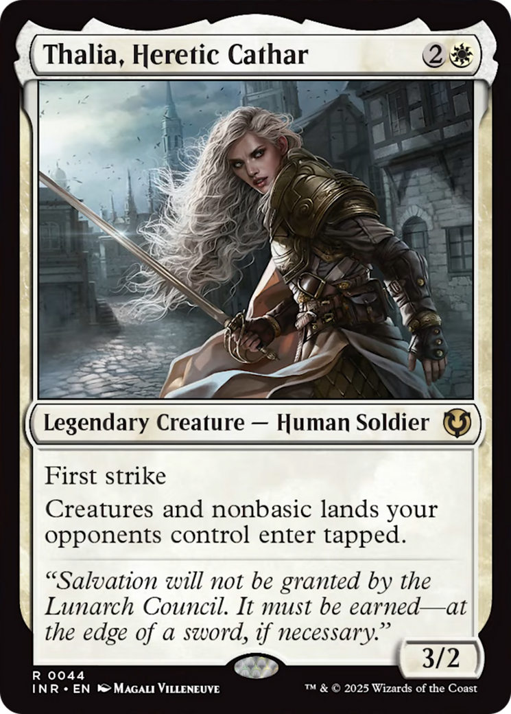 Thalia, Heretic Cathar [Innistrad Remastered] | Game Grid - Logan