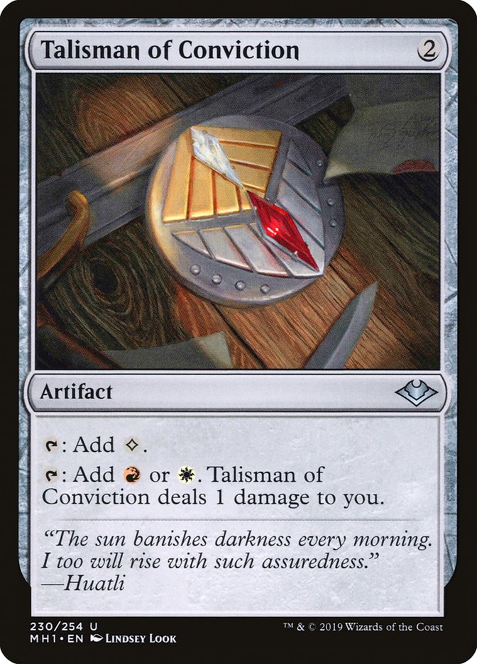 Talisman of Conviction [Modern Horizons] | Game Grid - Logan
