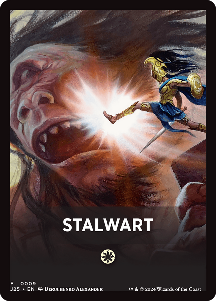 Stalwart Theme Card [Foundations Jumpstart Front Cards] | Game Grid - Logan