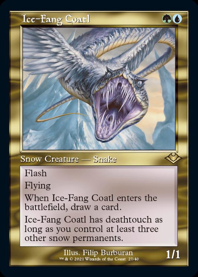 Ice-Fang Coatl (Retro) [Modern Horizons] | Game Grid - Logan