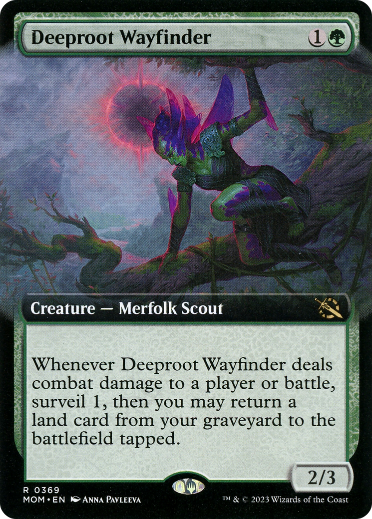 Deeproot Wayfinder (Extended Art) [March of the Machine] | Game Grid - Logan