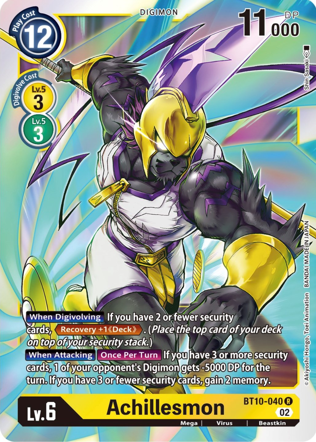 Achillesmon [BT10-040] [Xros Encounter] | Game Grid - Logan