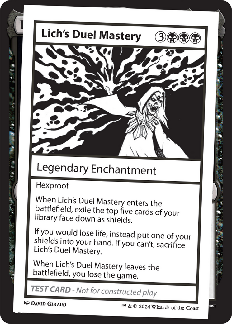 Lich's Duel Mastery [Mystery Booster 2 Playtest Cards] | Game Grid - Logan