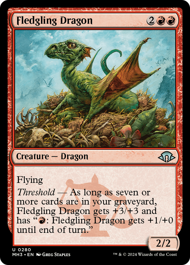 Fledgling Dragon [Modern Horizons 3] | Game Grid - Logan