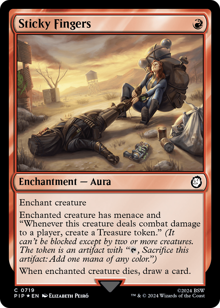 Sticky Fingers (Surge Foil) [Fallout] | Game Grid - Logan