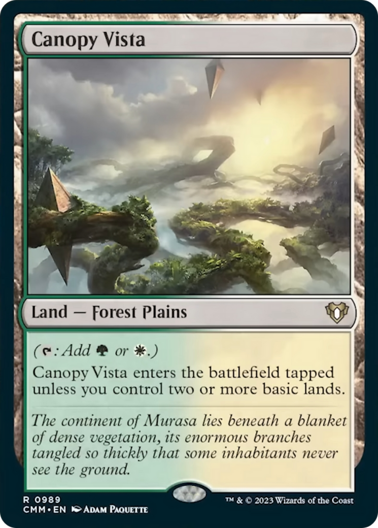 Canopy Vista [Commander Masters] | Game Grid - Logan