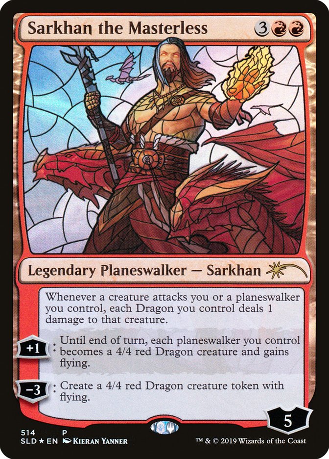 Sarkhan the Masterless (Stained Glass) [Secret Lair Drop Promos] | Game Grid - Logan