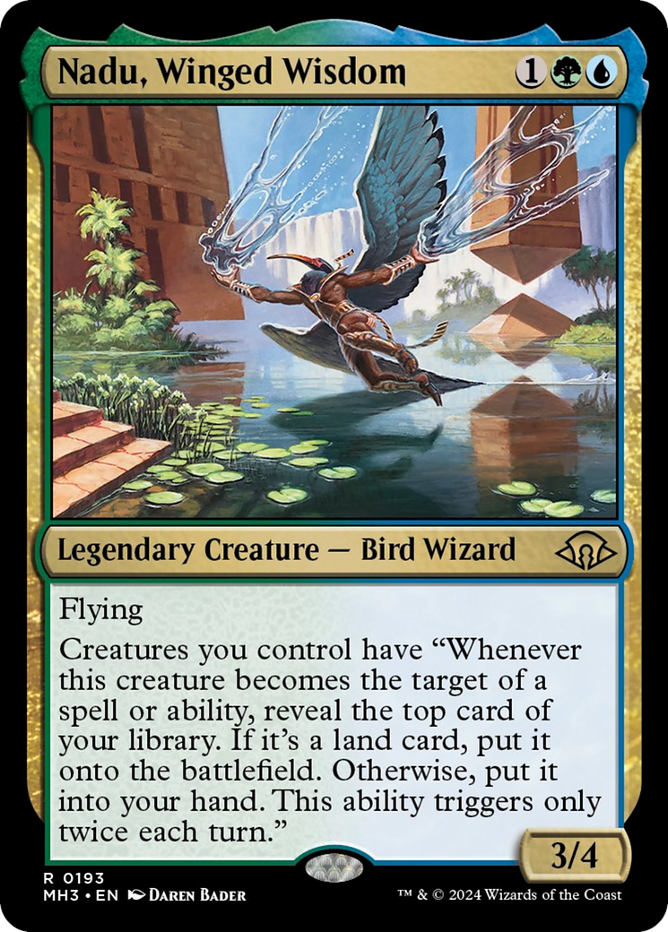 Nadu, Winged Wisdom [Modern Horizons 3] | Game Grid - Logan