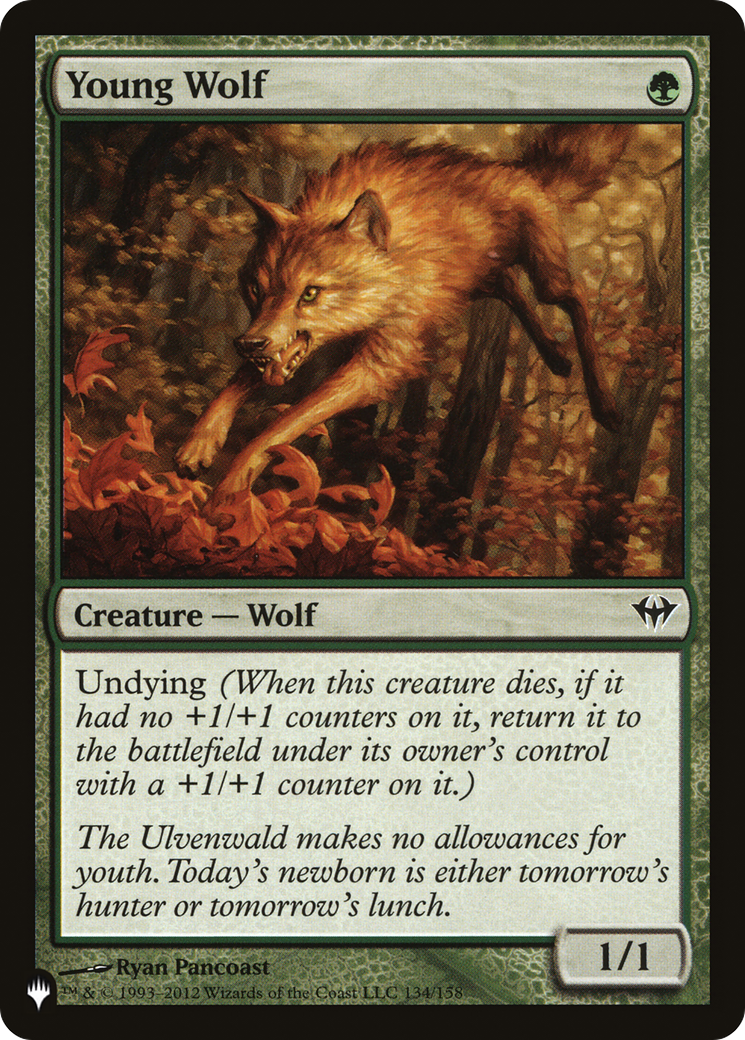 Young Wolf [The List Reprints] | Game Grid - Logan