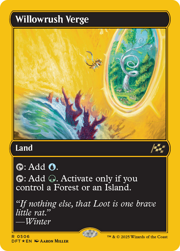 Willowrush Verge (First-Place Foil) [Aetherdrift] | Game Grid - Logan