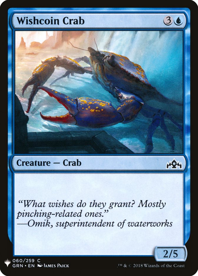 Wishcoin Crab [Mystery Booster] | Game Grid - Logan