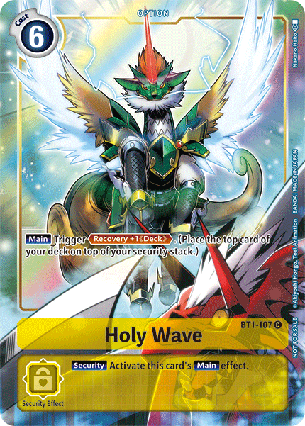 Holy Wave [BT1-107] (Dash Pack) [Release Special Booster Ver.1.5 Promos] | Game Grid - Logan