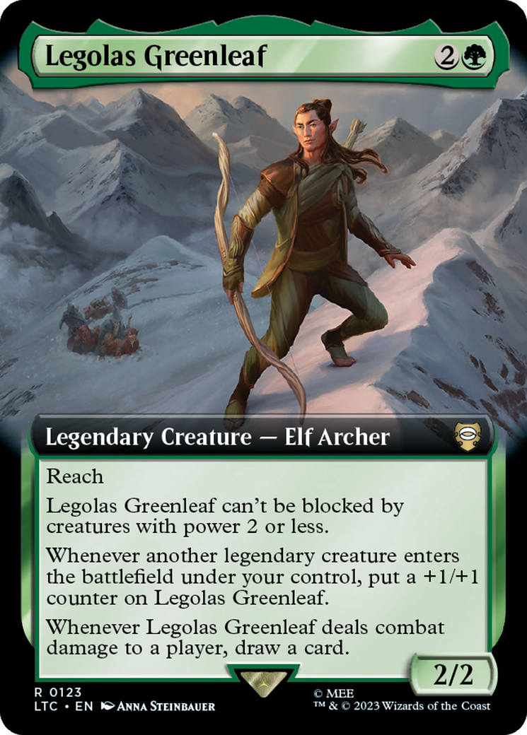 Legolas Greenleaf (Extended Art) [The Lord of the Rings: Tales of Middle-Earth Commander] | Game Grid - Logan