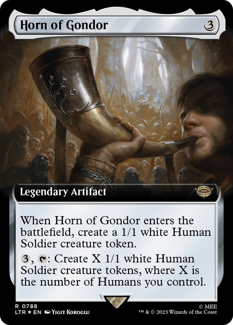 Horn of Gondor (Extended Art) (Surge Foil) [The Lord of the Rings: Tales of Middle-Earth] | Game Grid - Logan