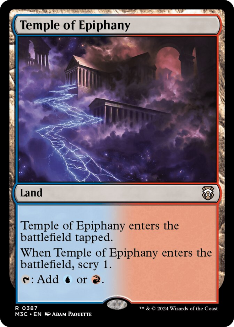 Temple of Epiphany [Modern Horizons 3 Commander] | Game Grid - Logan