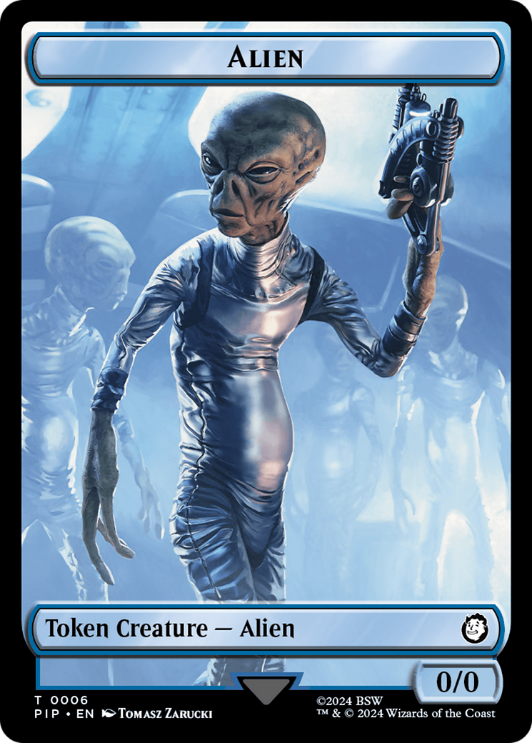 Food (0014) // Alien Double-Sided Token [Fallout Tokens] | Game Grid - Logan