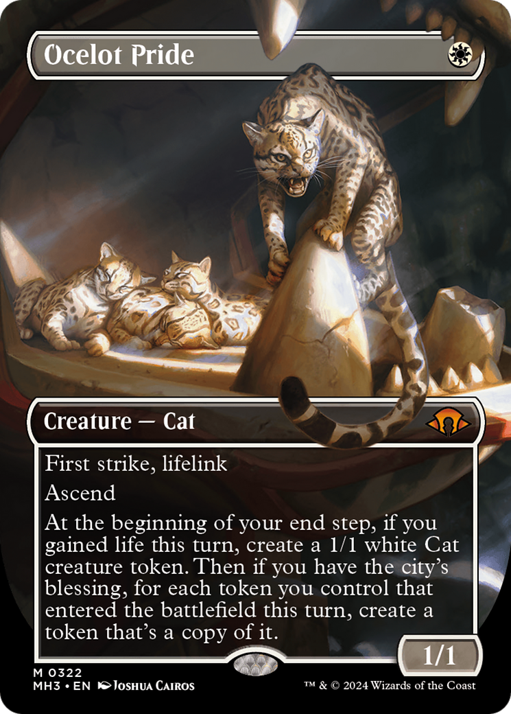 Ocelot Pride (Borderless) [Modern Horizons 3] | Game Grid - Logan