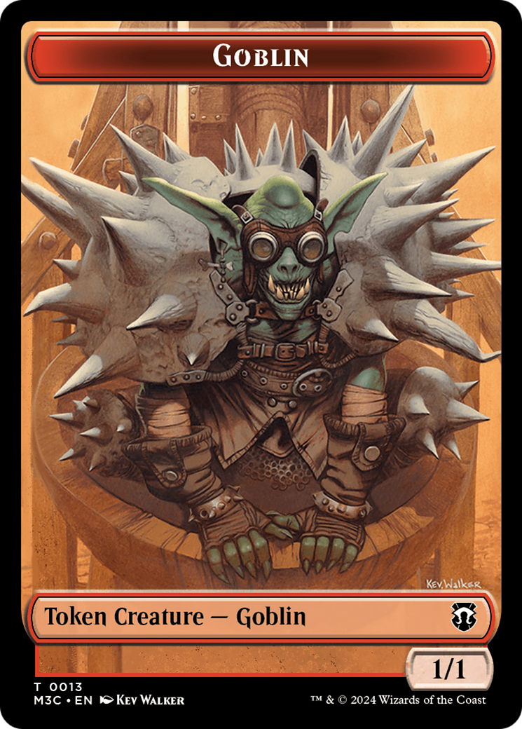 Tarmogoyf // Goblin Double-Sided Token [Modern Horizons 3 Commander Tokens] | Game Grid - Logan