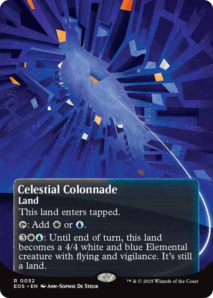 Celestial Colonnade (0052) (Borderless) [Edge of Eternities: Stellar Sights] | Game Grid - Logan