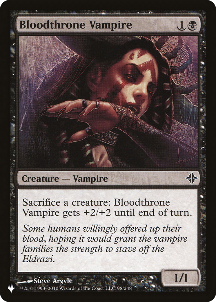 Bloodthrone Vampire [The List Reprints] | Game Grid - Logan