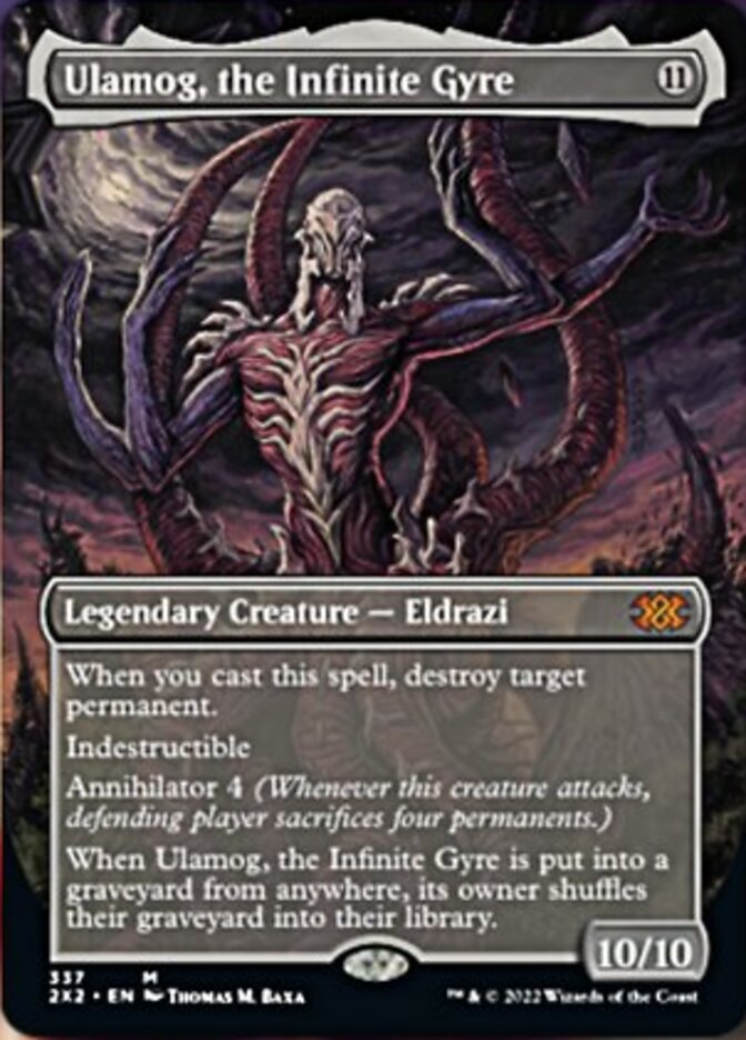 Ulamog, the Infinite Gyre (Borderless Alternate Art) [Double Masters 2022] | Game Grid - Logan