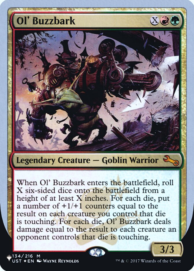 Ol' Buzzbark (Unfinity Foil Edition) [The List] | Game Grid - Logan