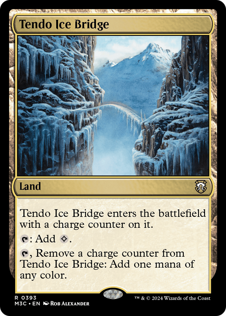 Tendo Ice Bridge (Ripple Foil) [Modern Horizons 3 Commander] | Game Grid - Logan