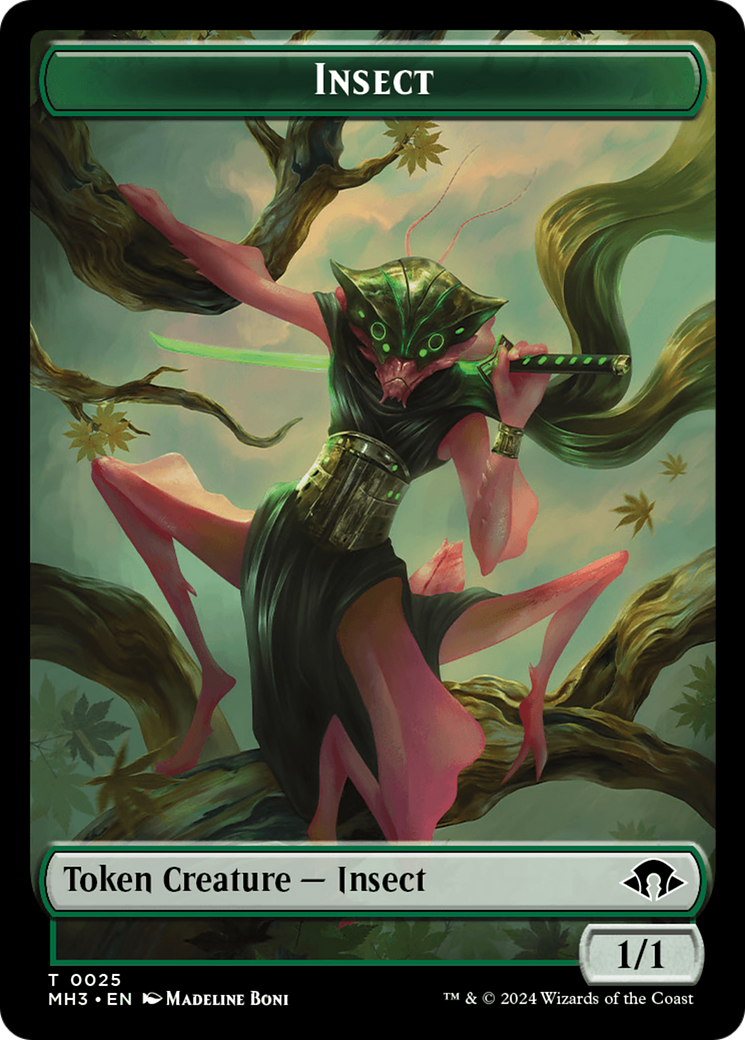 Insect Token (0025) [Modern Horizons 3 Tokens] | Game Grid - Logan