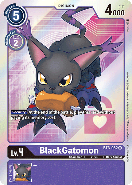 BlackGatomon [BT3-082] (Buy-A-Box Promo) [Release Special Booster Ver.1.5 Promos] | Game Grid - Logan