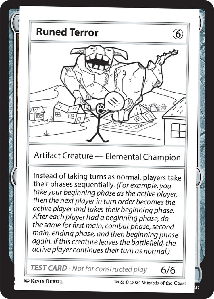 Runed Terror [Mystery Booster 2 Playtest Cards] | Game Grid - Logan