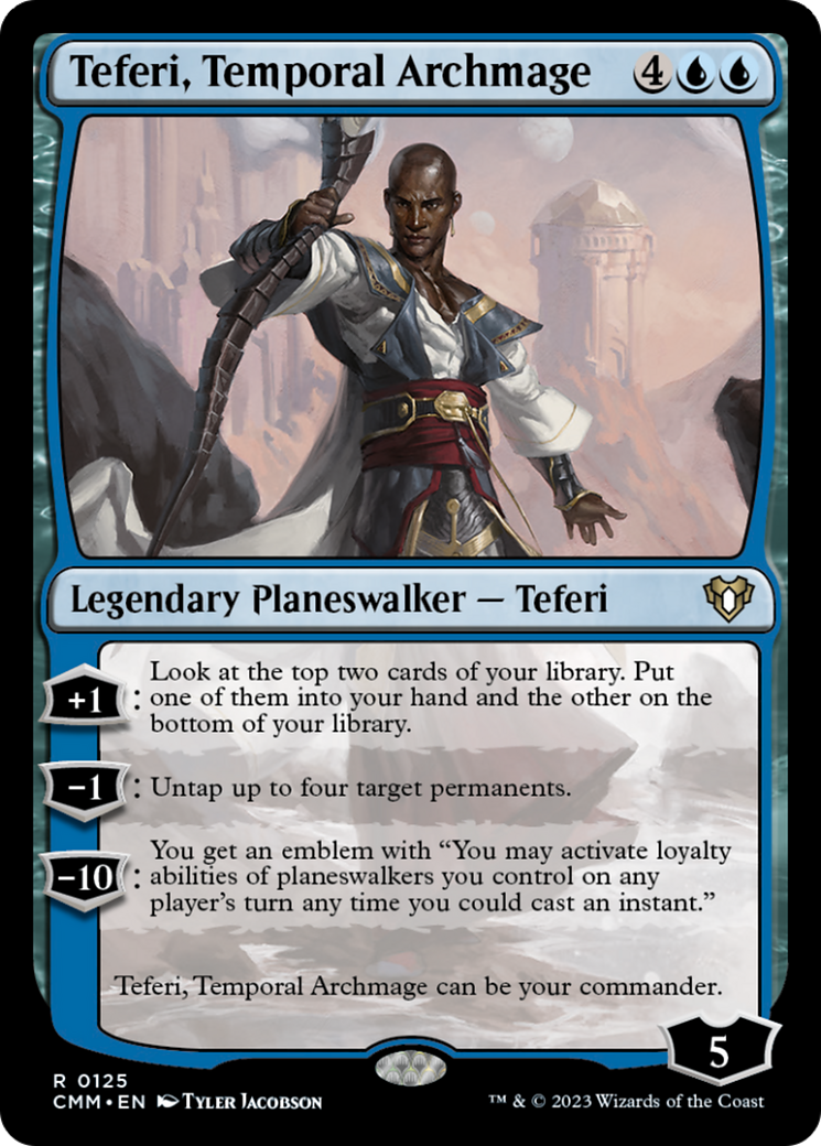 Teferi, Temporal Archmage [Commander Masters] | Game Grid - Logan