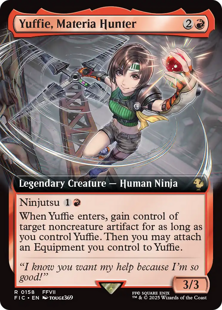 Yuffie, Materia Hunter (Extended Art) [FINAL FANTASY Commander] | Game Grid - Logan