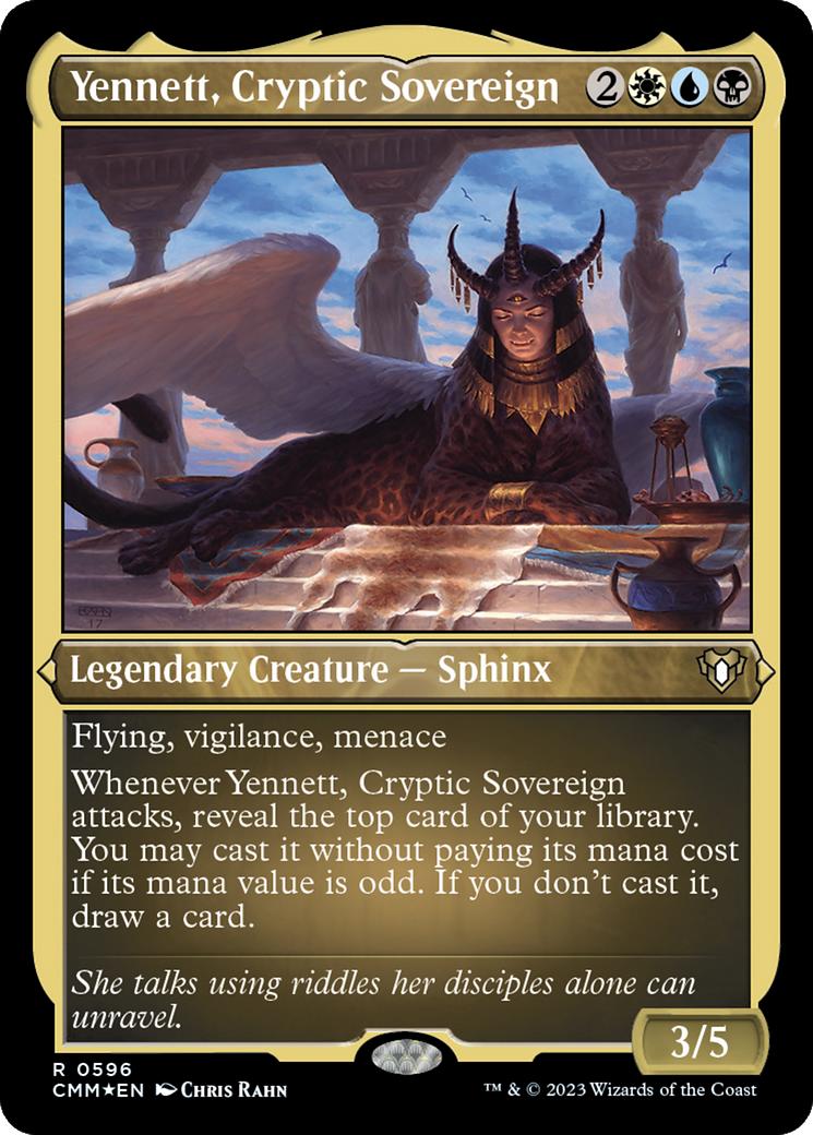 Yennett, Cryptic Sovereign (Foil Etched) [Commander Masters] | Game Grid - Logan