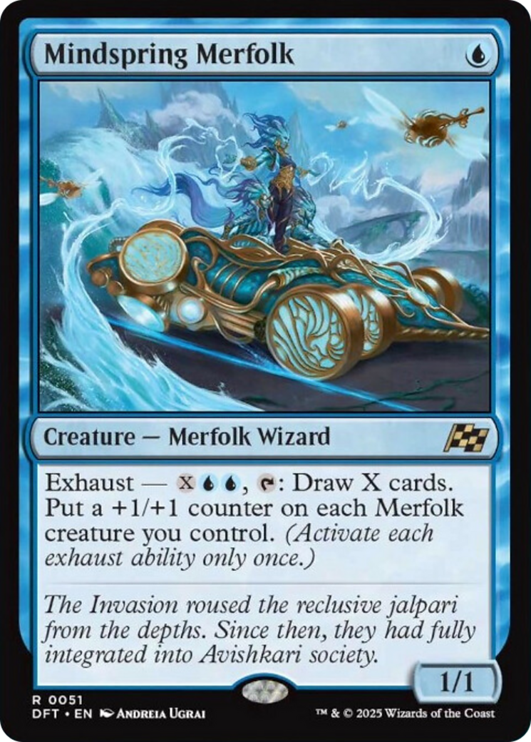Mindspring Merfolk [Aetherdrift] | Game Grid - Logan