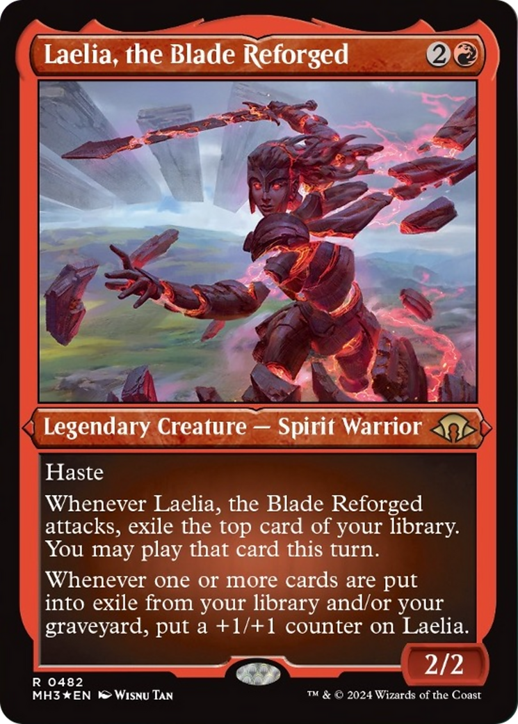 Laelia, the Blade Reforged (Foil Etched) [Modern Horizons 3] | Game Grid - Logan