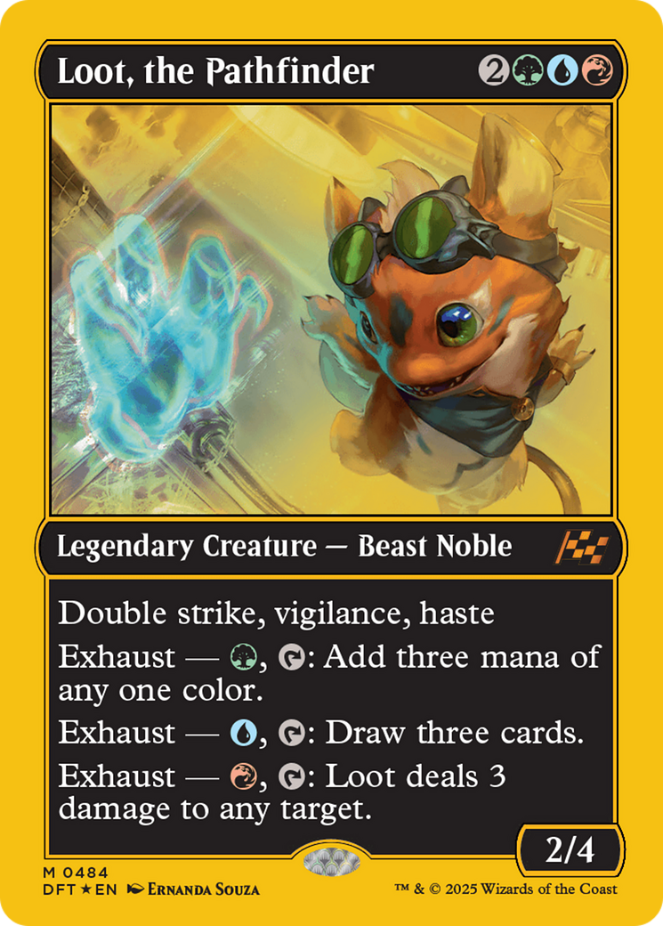 Loot, the Pathfinder (First-Place Foil) [Aetherdrift] | Game Grid - Logan