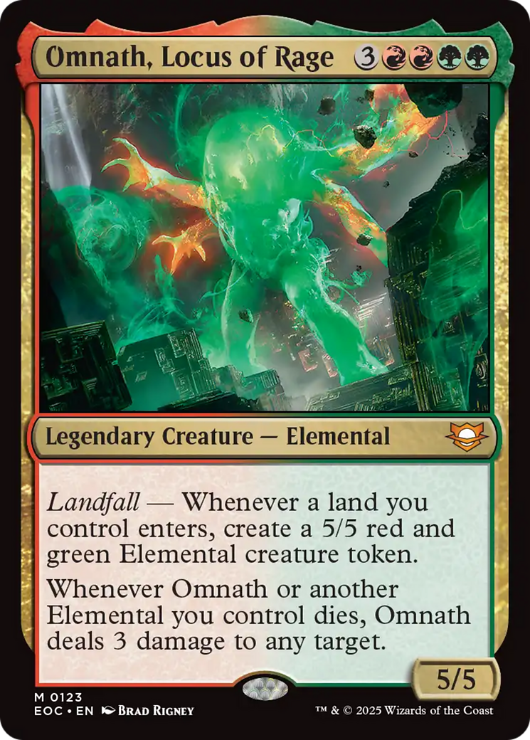 Omnath, Locus of Rage [Edge of Eternities Commander] | Game Grid - Logan