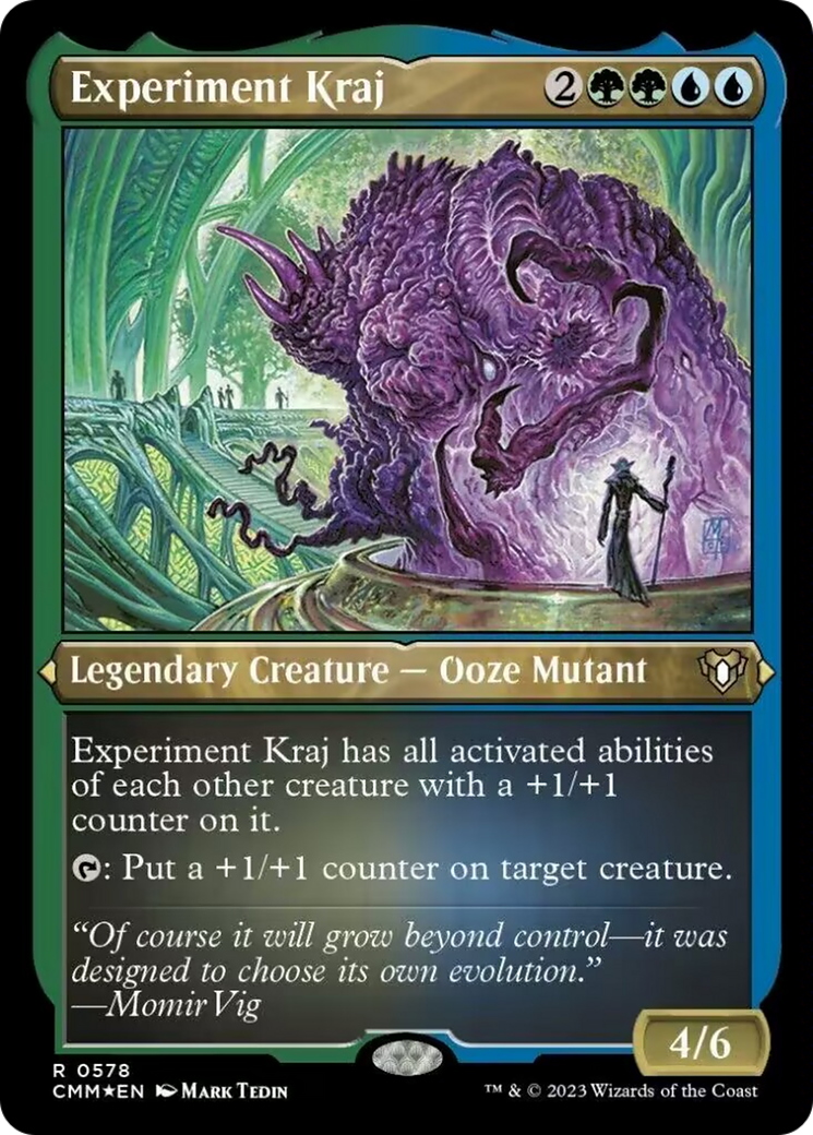 Experiment Kraj (Foil Etched) [Commander Masters] | Game Grid - Logan