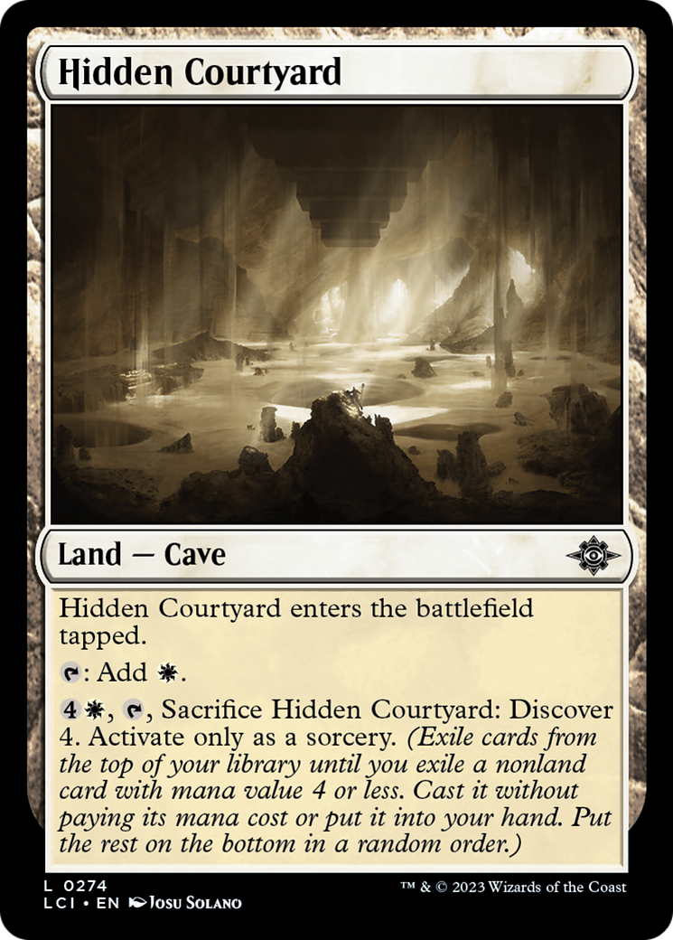 Hidden Courtyard [The Lost Caverns of Ixalan] | Game Grid - Logan