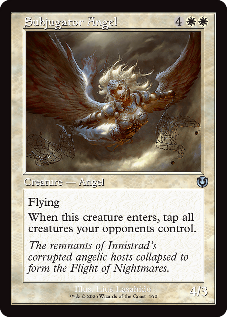 Subjugator Angel (Retro Frame) [Innistrad Remastered] | Game Grid - Logan