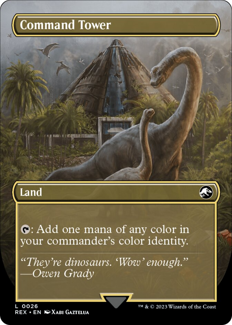 Command Tower // Command Tower (Borderless) [Jurassic World Collection] | Game Grid - Logan