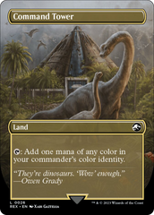 Command Tower // Command Tower (Borderless) [Jurassic World Collection] | Game Grid - Logan