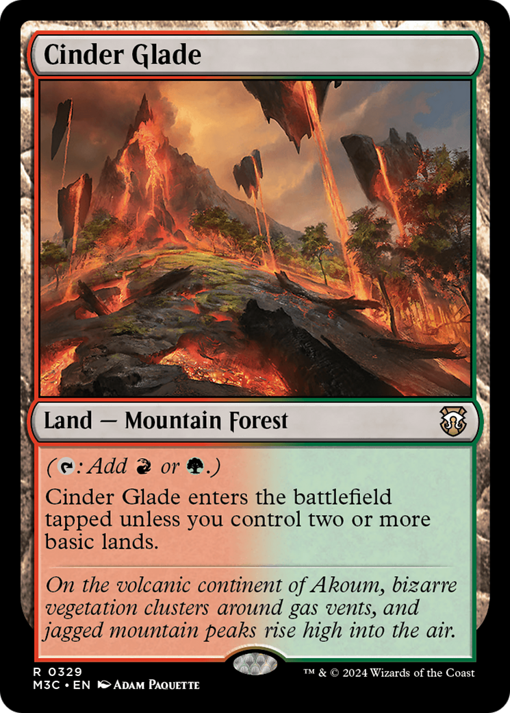 Cinder Glade [Modern Horizons 3 Commander] | Game Grid - Logan