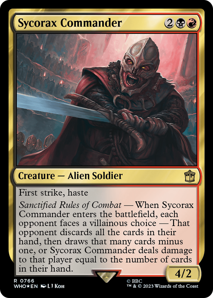 Sycorax Commander (Surge Foil) [Doctor Who] | Game Grid - Logan